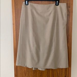 Ann Taylor professional work khaki skirt, size 4